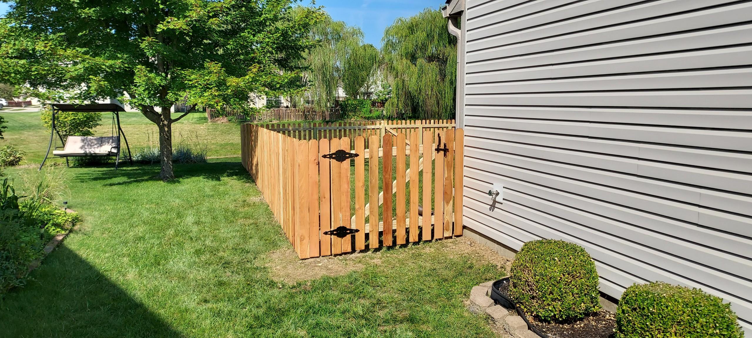 residential fence installation in Indianapolis