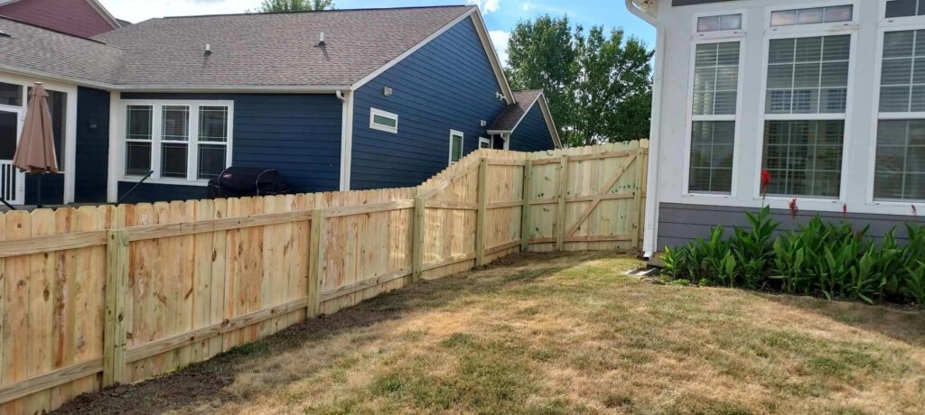 professional residential wood privacy fence installation in Indianapolis