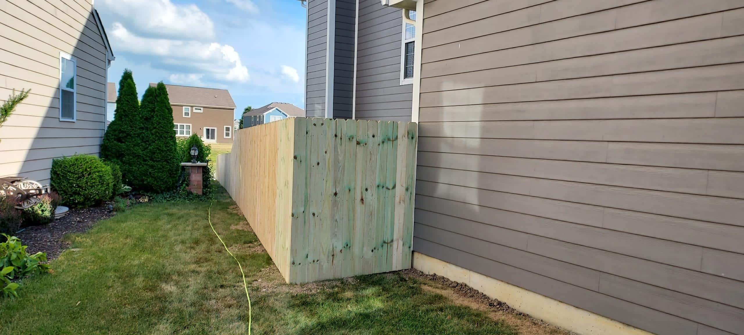 residential and commercial wood fence installation in Indianapolis