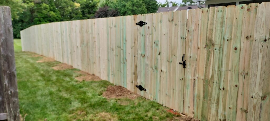 wood privacy fence installation services in Indianapolis