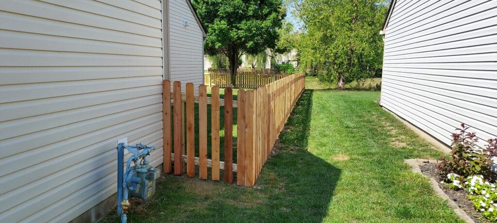 wooden gate installation in Indianapolis