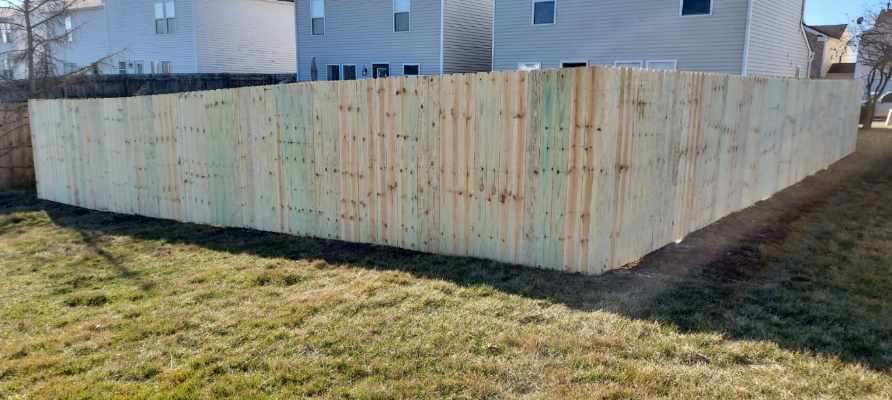 new fence installation in Indianapolis
