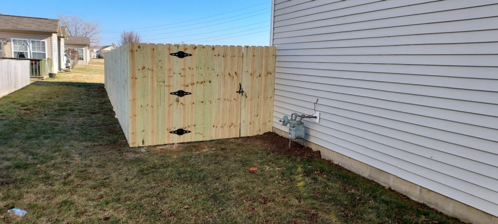 residential wood fencing services in Indianapolis
